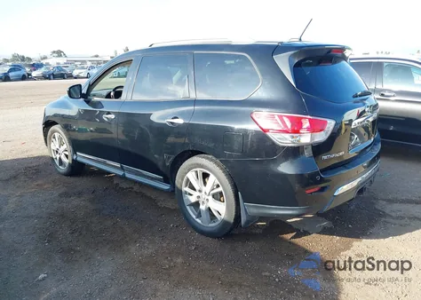 2013 Nissan Pathfinder Platinum z USA, uszkodzony, nr VIN 5N1AR2MN7DC665912